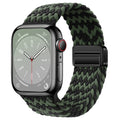 W pattern black and green