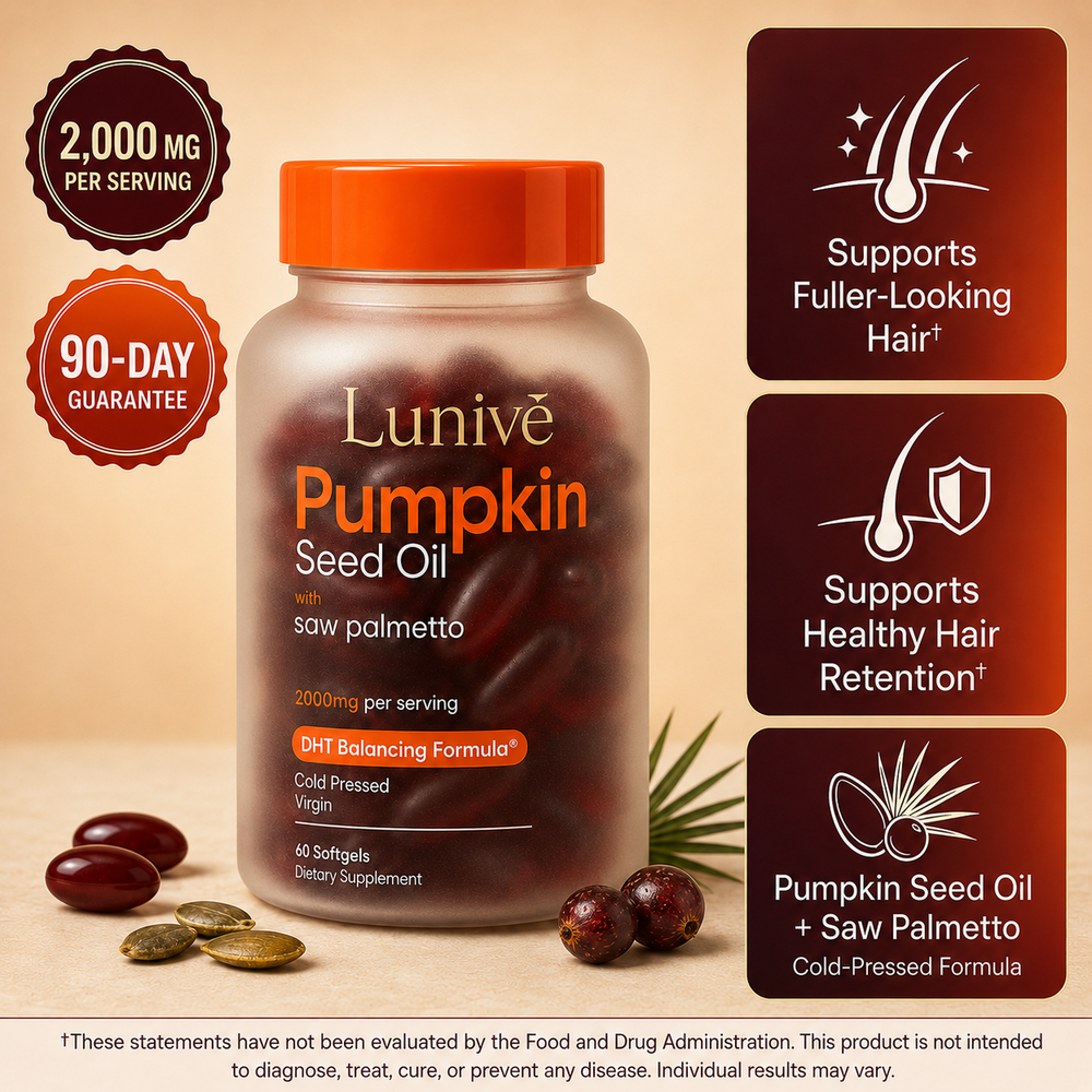 Lunive Pumpkin Seed Oil Softgels