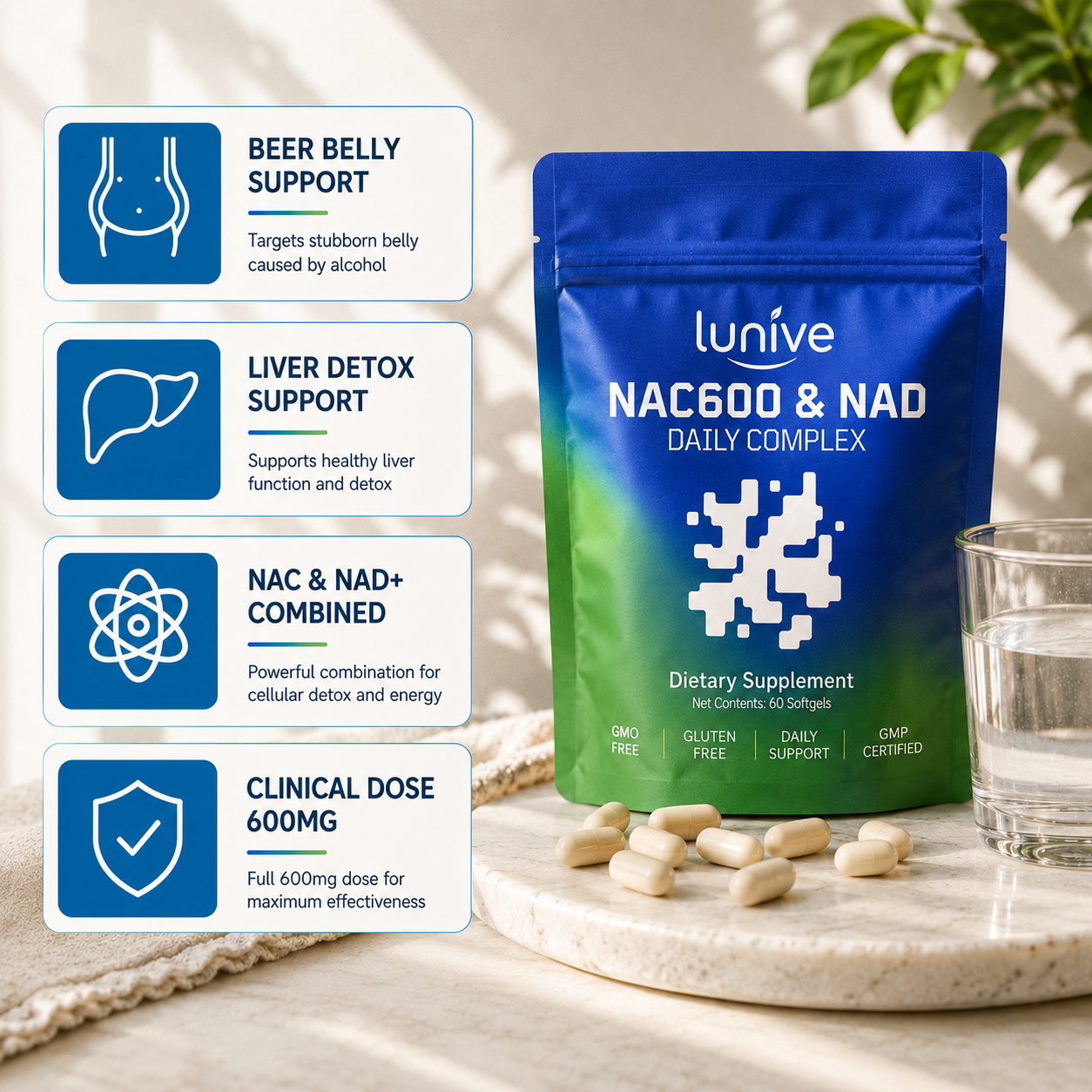 NAC 600 & NAD+