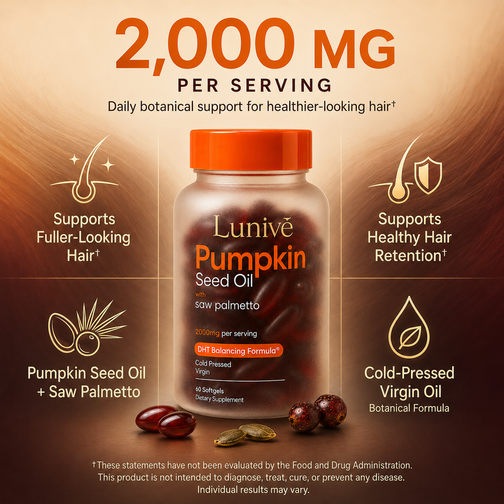 Lunive Pumpkin Seed Oil Softgels